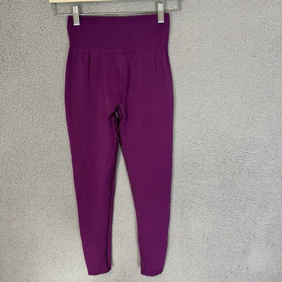 Gymshark Leggings Womens S Purple Seamless Flex High Waisted Pants - Picture 5 of 6